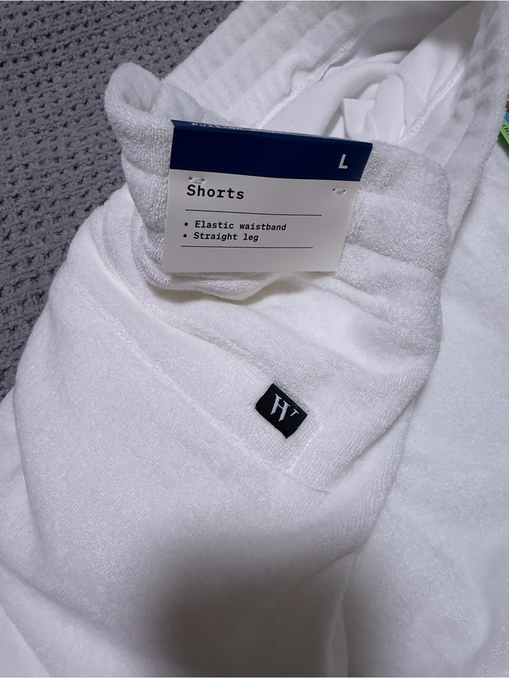 🔥Houston White Terry Drawstring Shorts new with Tags🔥 - Picture 3 of 7
